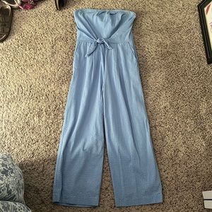 Strapless Jumpsuit with pockets